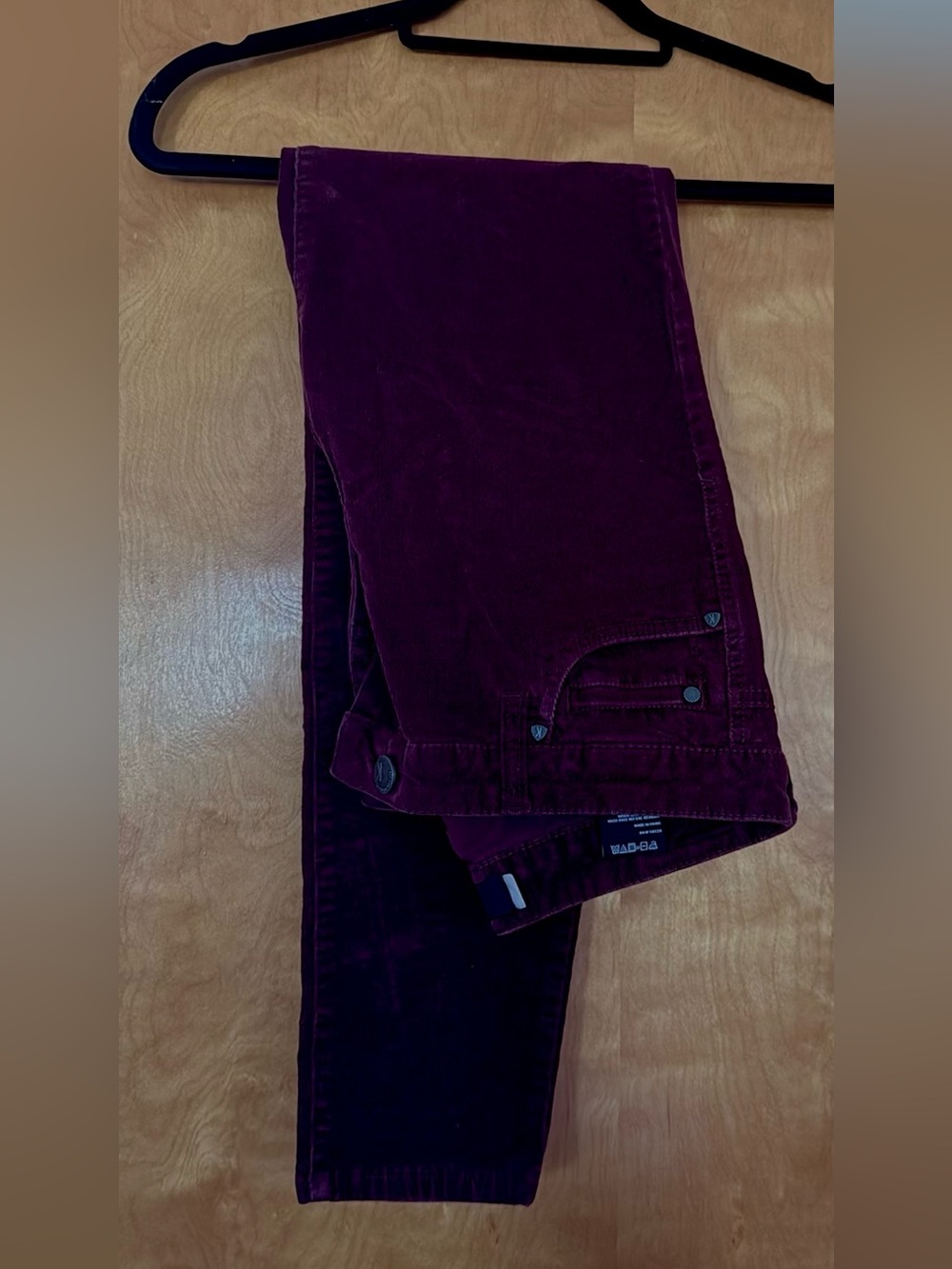 Kut from the Kloth Women's Deep Plum Skinny Corduroy Pants